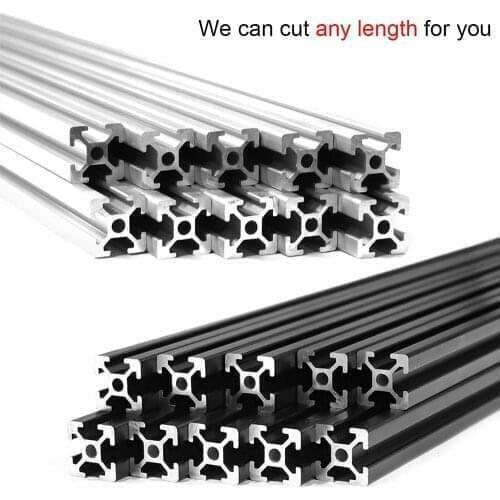 Black 2020 size: 960mm x 4, 560mm x 7, 490mm x 5,460mm×1 Aluminum Extrusion Profile