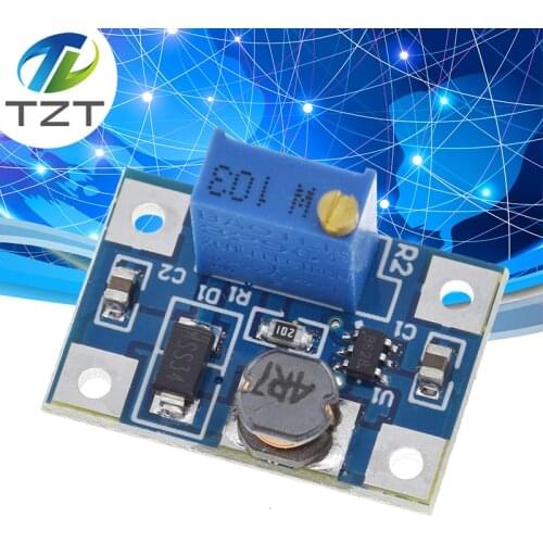 Smart Electronics 2-24V to 2-28V 2A DC-DC SX1308 Step-UP Adjustable Power Module Step Up Boost Converter for DIY Kit