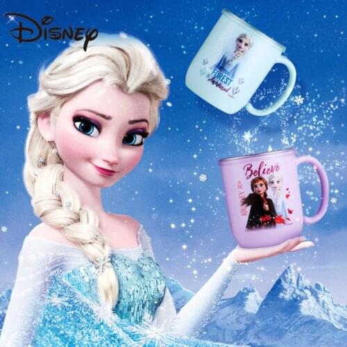 Disney childrens cartoon milk cup home baby drinking cup kindergarten drop proof stainless steel direct drink cup