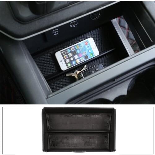 For Land Rover Defender 110 2020-22 ABS Car Styling Car Center Console Lower Storage Armrest Box Black Car Interior Accessories