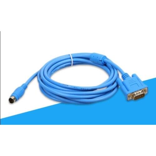 DOP-DVP For Delta DOP-B series to Delta DVP series PLC 9-pin male & round 8-pin CABLE 3m