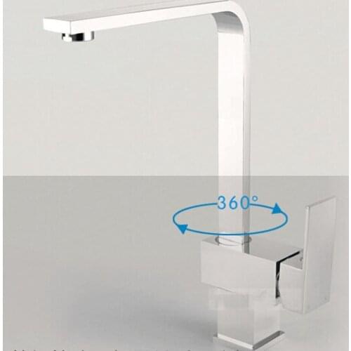 Kitchen Vidric Faucet!2013 BEST Exclusive unique square copper basin sink faucet hot and cold bathroom a mixer faucet Top qual