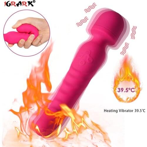 Powerful Heating Dildo Vibrator USB Charging Massager Vagina Anal Female Masturbation Sex Toys for Women 18 Adult Erotic Product