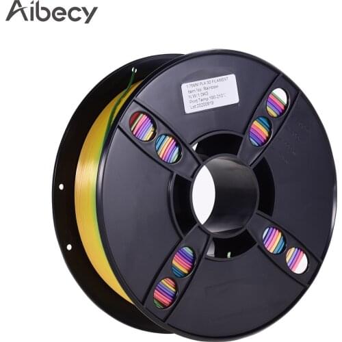 Aibecy Normal PLA 3D Printer Filament Eco-Friendly Printing Consumables 1.75mm Diameter pla 1kg Spool Dimensional Accuracy