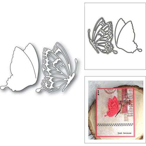 New Butterfly Outline Background 2020 Metal Cutting Dies for DIY Scrapbooking Decor and Card Making Embossing Craft No Stamps