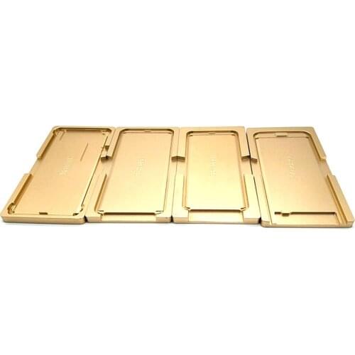 OCA Lamination Positioning Locating Moulds Aluminium Metal Cover Plate Mold For Samsung S6 S6+ S7 S8 S8+ S9 S9+ LCD Glass Screen