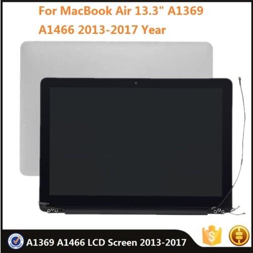 Genuine LCD Screen For Apple Macbook Air 13" A1466 2010-2012 A1369 2013-2017 Display Panel Full Complete Assembly Replacement