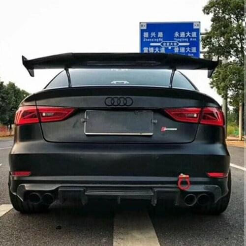 Suitable for Audi A3 S3 A4 A5 A6 A7 TT Boot Lip Wing Spoiler carbon fiber material dedicated Tail modified highquality