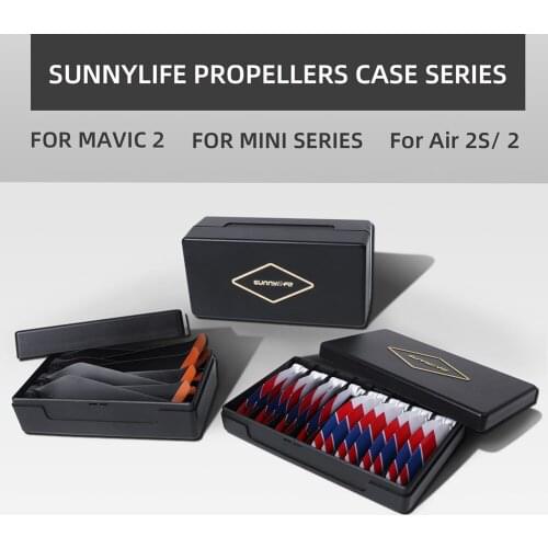 Suitable for DJI Mavic 2/Mini series/Air 2S/Air 2 Drone Blade Propeller Storage Box Portable Accessories Drone Accessories