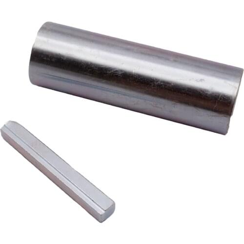 Stainless Steel 3/4 inch to 1inch Gas Engine Pulley Crank Shaft Sleeve Adapter Pulley Bore Reducer Bushing Sheave & Key