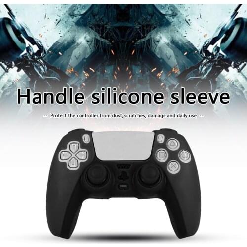 Silicone Gamepad Protective Cover Joystick Case for SONY Playstation 5 PS5 Game Controller Skin Guard White Black Red Blue