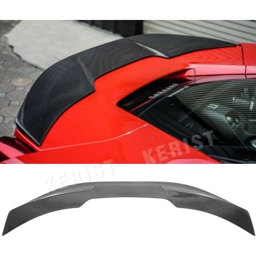 Spoiler Carbon Fiber Rear Trunk Wing Spoiler Lip For Ferrari 488 2016-2018