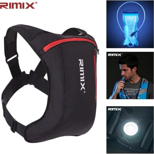RIMIX Motorcycle Water Storage Bag Hydration Backpack Cycling Riding Running Bag Water Bladder Container 2L Waterproof Backpack
