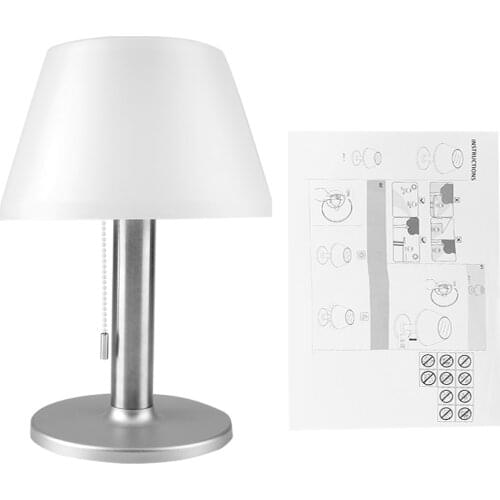 LED Solar Power Light Desk Table Lamp Waterproof For Courtyard Outdoor For Outdoor Dining Table And Indoor Bedroom Decoration