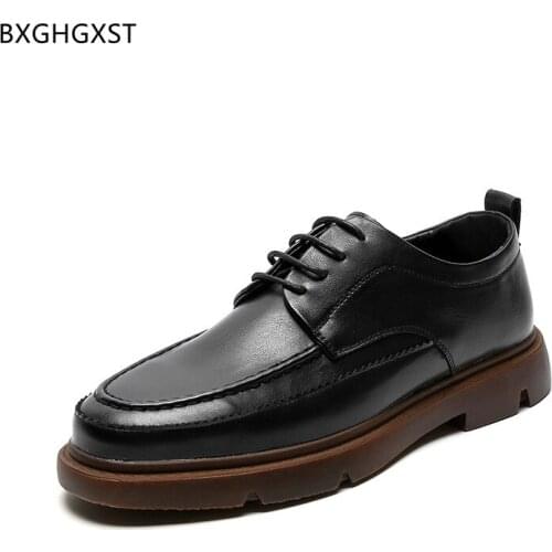 Black Oxford Shoes for Men 2021 Fashion Leather Casual Shoes Men Luxury Designer Shoes Man Chaussure Homme Zapatillas De Hombre