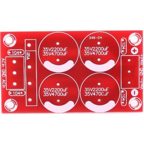 Rectifier Filter Power Supply Board Positive & Negative Voltage Dual Power PCB Bare Board