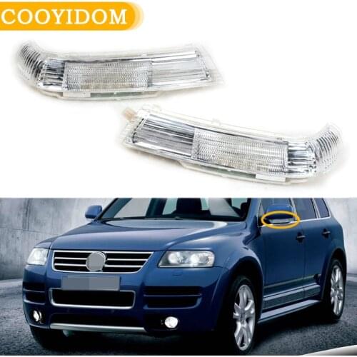Car High Quality Car Auto Rearview Mirror Turn Signal Indicator Lights Lamp Fit For VW Touareg 2003-2007 7L6949101B 7L6949102B