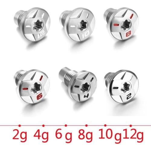 1x Golf Weights Screw 2g,4g,6g,8g,10g,12g Replacement for Bridgestone J715 Driver with Wrench