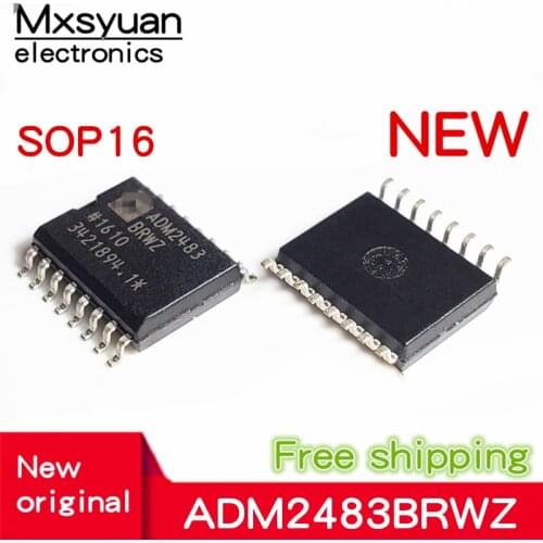10pcs~100pcs/lot ADM2483 ADM2483BRWZ ADM2483BRW SOP16 New original In stock