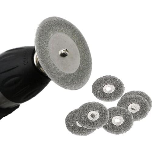 10 Pcs Diamond Cutting Discs & Drill Bit Mini Circular Saw Mini Sharp Diamond Cut Off Rotary Tool Cutting Disc Disks DIY Tools