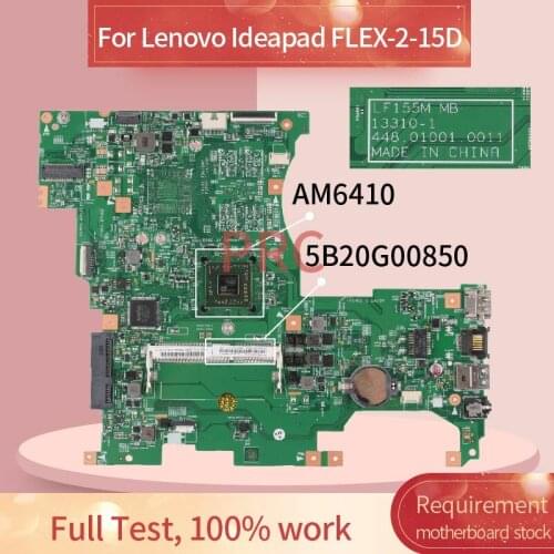 5B20G00850 For Lenovo Ideapad FLEX-2-15D A8-6410 Notebook motherboard LF155M MB 13310-1 448.01001.0011 DDR3 Mainboard
