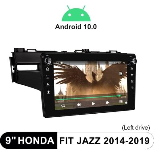 Car Radio Stereo Head Unit HD 1280*720 GPS Navigation 4G Carplay Bluetooth Android Multimedia 9" For Honda Fit Jazz 2014-2019