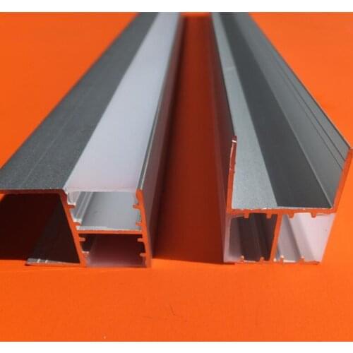 Free Shipping Wall Mounted/Ceiling Mounted Aluminum Led Profiles with milky cover