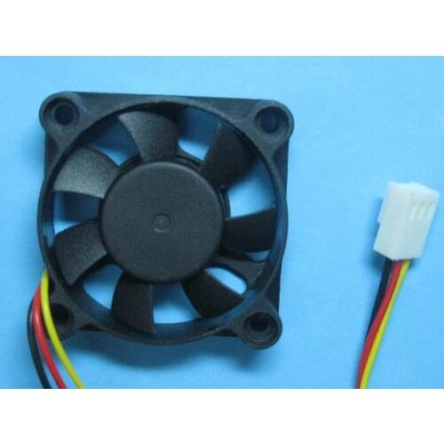 2 Pcs Brushless DC Cooling Fan 12V 4510S 7 Blades 45x45x10mm 3pin Sleeve-bearing