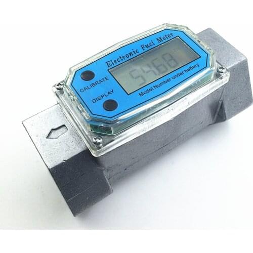 Digital Turbine Flow Meter petrol fuel gauge caudalimetro Flowmeter plomeria Pumping flow indicator sensor Counter DN40 DN25