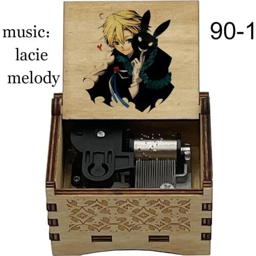 Wooden Lacie Melody Every Time You Kissed Me wind up Music Box girlfriend girls kid toy Christmas Birthday new year Gift
