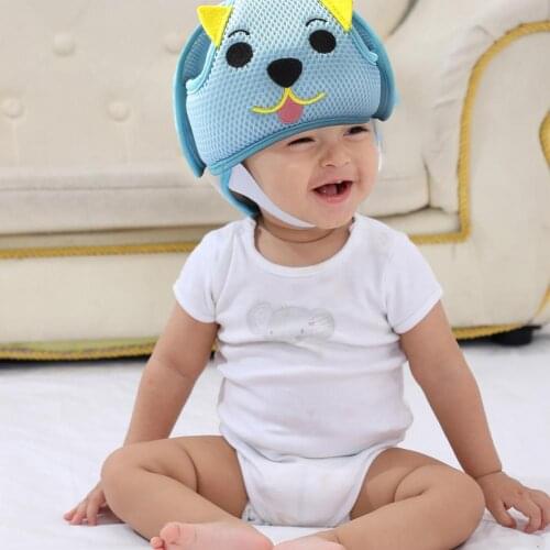 Baby Anti-fall Head Protection Helmet Cap Infant Safety Anti-collision Hat Kids Walking Adjustable Soft Hat Learns To Walk Cap