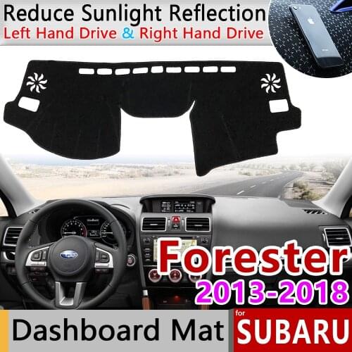 For Subaru Forester 2013~2018 Anti-Slip Mat Dashboard Cover Carpet Sunshade Dashmat Accessories SG SH SJ SK 2014 2015 2016 2017