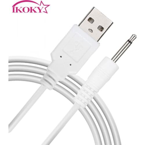 IKOKY Sex Products USB Power Supply Charger USB Charging Cable for Rechargeable Adult Toys DC Vibrator Cable Cord