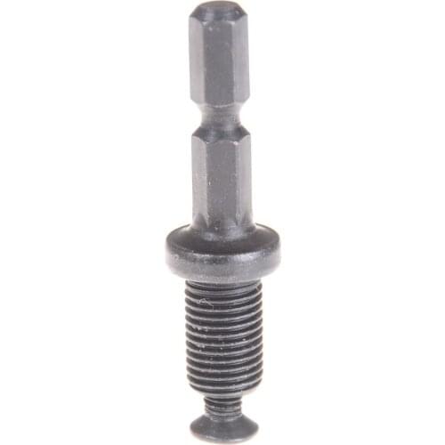 Round Shank Drill Chuck Quick Change Tool 1/4" Hex Shank Keyless Drill Bit Chuck Adapter Converter Thread Dia SDS Plus