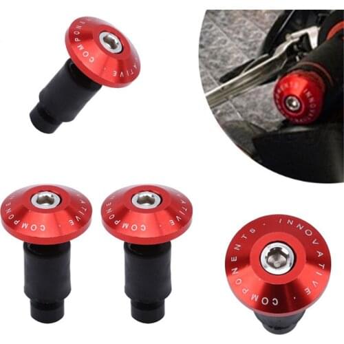 2021 Hot New Arrival Motorcycle Handle Bar End Weight Handlebar Grips Cap Anti Vibration Slider Plug