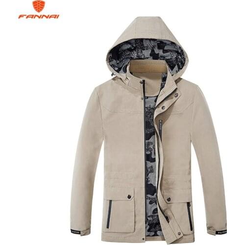New Casual Mens Jacket Spring Autumn Mens High Quality Hoodie Army Military Jacket Men Plus Size Windbreaker Coat Male M-5XL