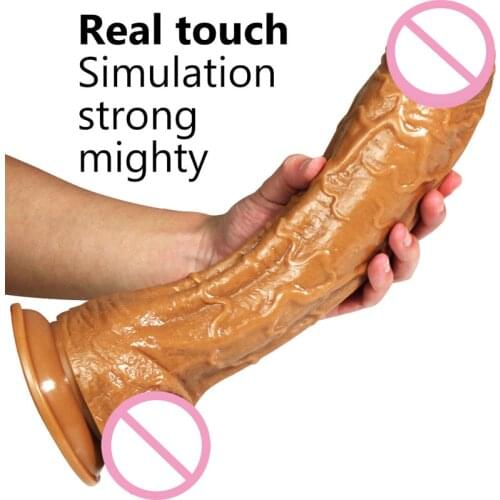 33*4cm Huge Dildo Suction Cup Realistic Penis Fake Big Dick Adult Sex Toys For Woman Masturbator Erotic Long Large Dildos