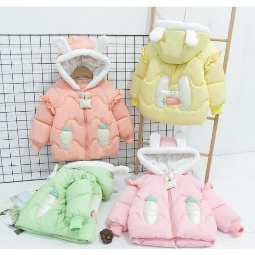 Bubble coat baby clothes toddler girl winter clothes kids jackets for girls kids winter clothes cartoon radish baby cute coat