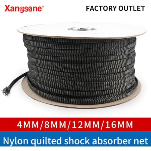 Xangsane 20M nylon quilted shock absorber net shielded net HiFi audio power cable speaker cable signal cable outer cover