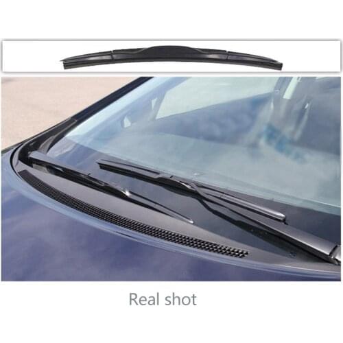 New 2pcs Universal Car Boneless Wiper Blade Replace Rubber Refill Natural Frameless Windscreen Windshield Accessories Drop HR