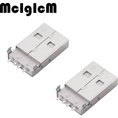 USB 2.0 Male A Type USB PCB Connector Plug 180 degree SMT SMD Male USB Connectors