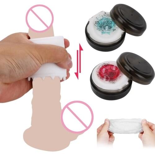 VATINE Portable Vagina Real Pussy Penis Trainer Penis Delay Massager Sex Products Male Masturbator Sex Toys for Men
