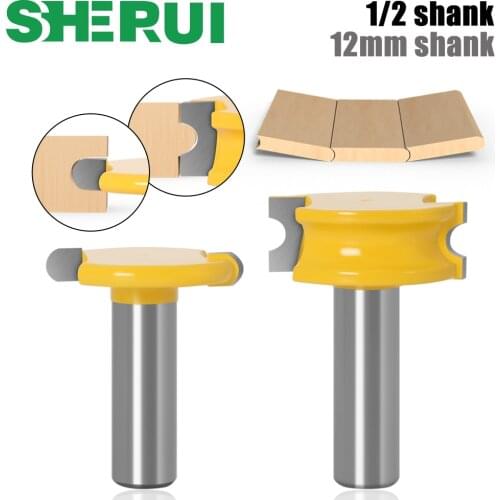 2 pc 1/2" SH 1/4" Dia. Canoe Flute and Bead Router Bit wood cutter woodworking cutter woodworking bits wood milling cutter