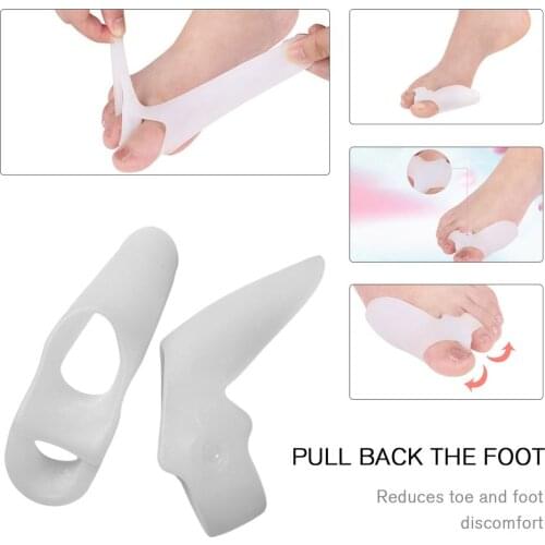 2pcs Genuine new special hallux valgus bicyclic thumb orthopedic braces to correct orthotics daily silicone toe big bone