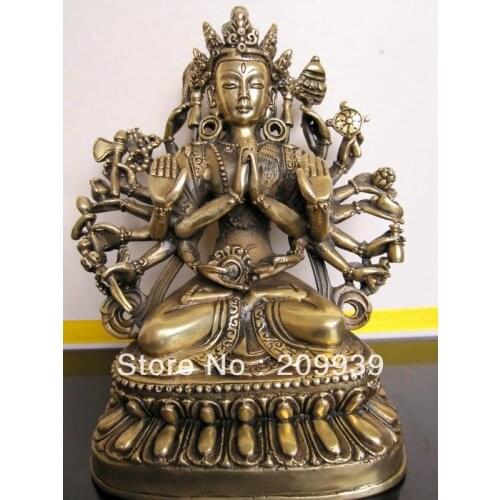 Bir 0010343 Tibet Prospective mention Bulmo buddha Bronze statue