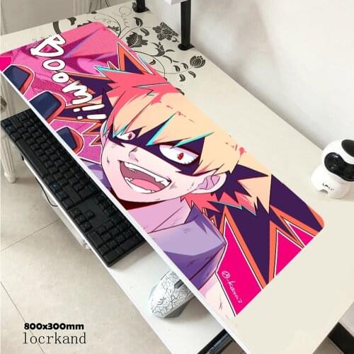 My Hero Academia Anime Gaming Large Mouse Pad Carpet Rug Gamer Computer Mousepad XXL Mause Pad Keyboard Desk Mat give boy gift