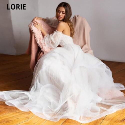 Booma Sweetheart Bridal Dress, Layered A-line Skirt Reception Gown,Bohemian Wedding Dress, Corset Lace Wedding Dress Dot Tulle