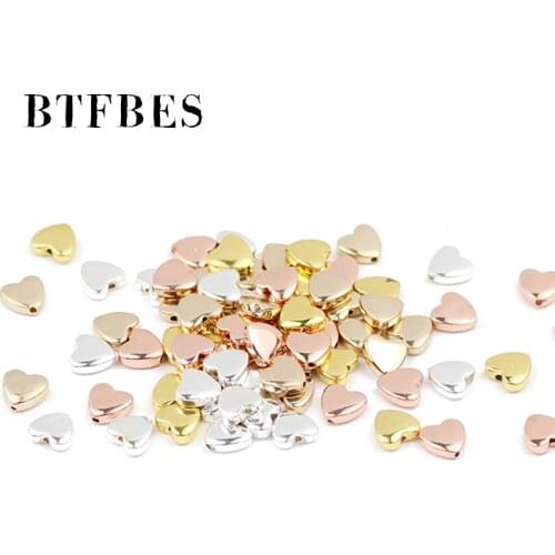 Peach heart Natural Hematite Magnetite Stone Gold Silvers 8mm Loose Beads For Handmade Jewelry Earrings Making Diy bracelet