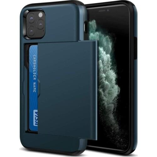 Wallet Case for iPhone 11 Pro Max SE 2020 Cover Armor Card Slot Sliding Hidden Pocket Cover For iPhone XS MAX XR X 8 7 6 6s Plus