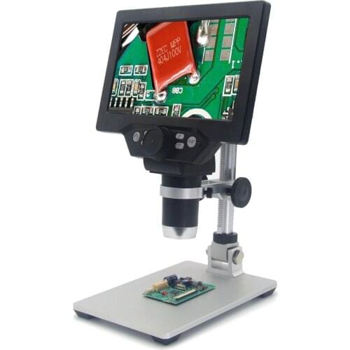 G1200 Digital Microscope 12MP 7 Inch Large Color Screen Large Base LCD Display 1-1200X Continuous